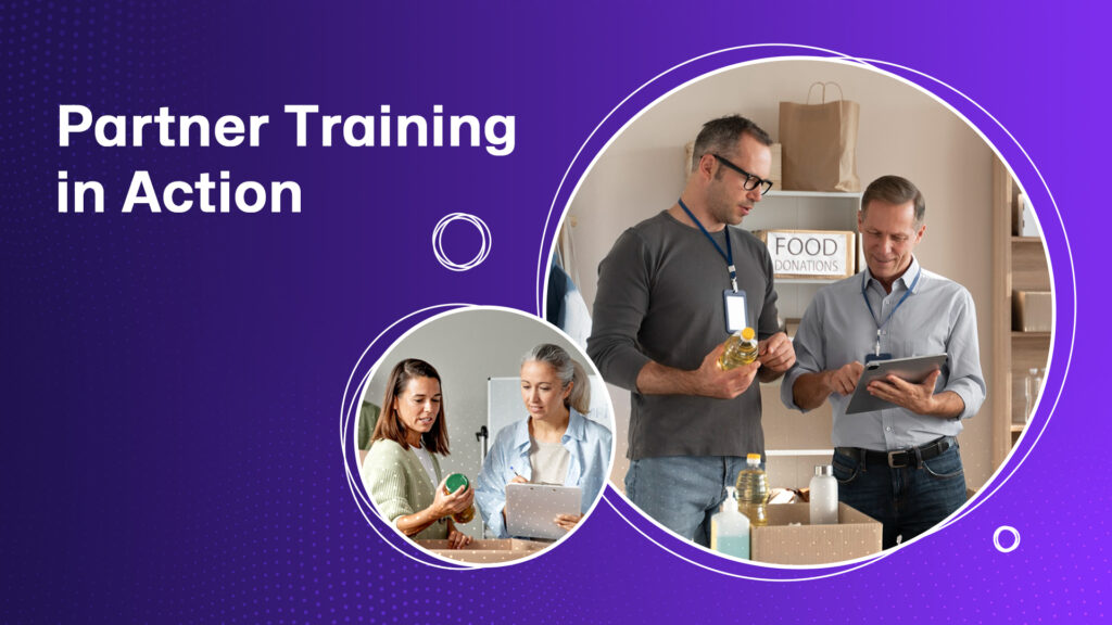 Channel partners earning points through incentives, rewards and training programs