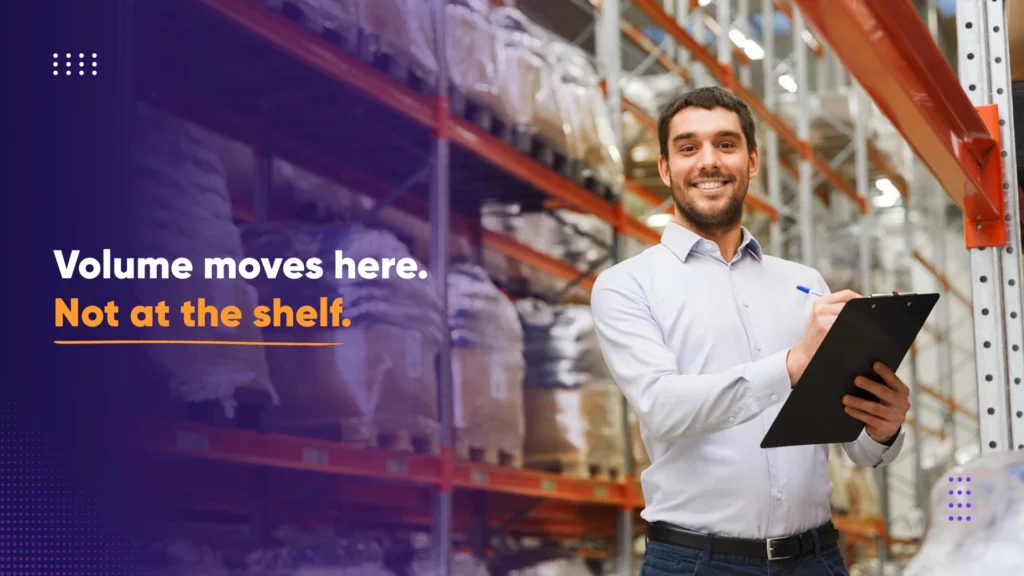 Channel partner holding a cashback rewards app and gift box showing that points programs in channel incentive models must offer real, fast redemption to drive distributor loyalty.