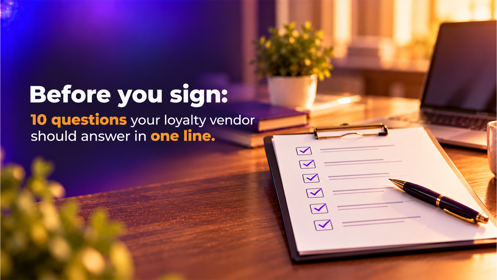 10 questions to ask your loyalty platform vendor before signing